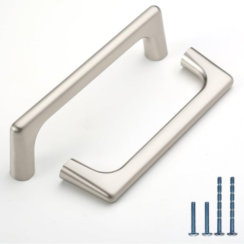 Sleek Silver Cabinet Handles 10 Pack NEW
